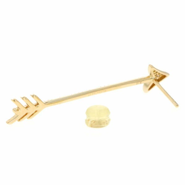 ビジュードエム ピアス キューピット ダイヤモンド 計0.16ct K18YGイエローゴールド Bijou de M ジュエリー 片耳用