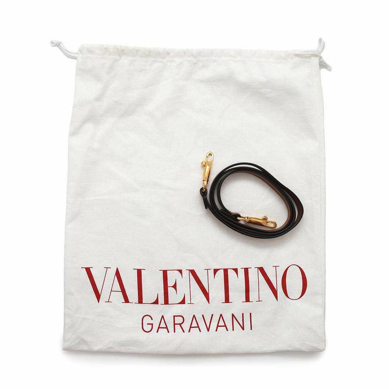 ヴァレンティノ・ガラヴァーニ ハンドバッグ Vロゴ ムートン VALENTINO 2wayショルダーバッグ