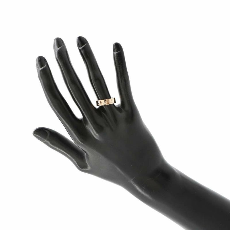 エルメス リング ケリーPM ダイヤモンド 4P 計0.02ct K18PGピンクゴールド リングサイズ50 HERMES ジュエリー 指輪