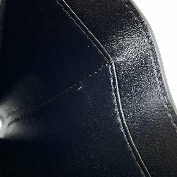 バレンシアガ 三つ折り財布 パンチングロゴ コンパクトウォレット レザー 594312 BALENCIAGA 財布 黒