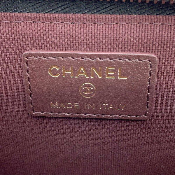 シャネル コインケース マトラッセ ココマーク キャビアスキン AP3179 CHANEL フラグメント カードケース 黒
