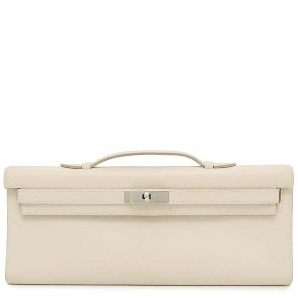 エルメス ハンドバッグ ケリーカット パーシュマン/シルバー金具 スイフト □M刻印 HERMES Kelly Cut バッグ