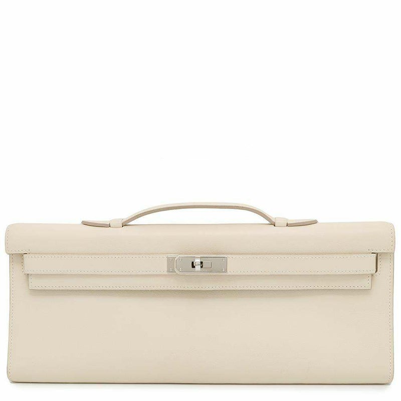 エルメス ハンドバッグ ケリーカット パーシュマン/シルバー金具 スイフト □M刻印 HERMES Kelly Cut バッグ