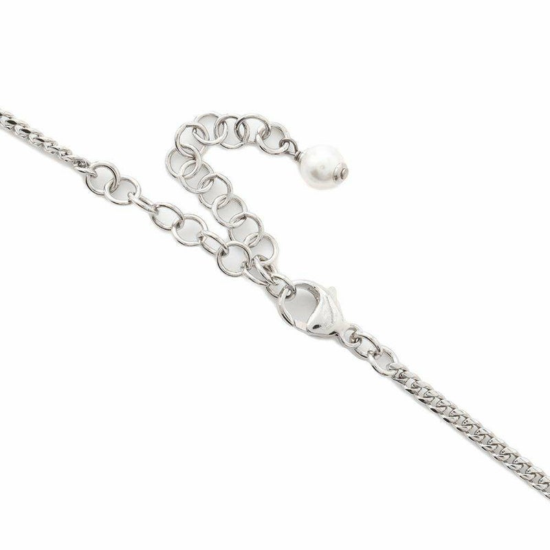 シャネル ネックレス ココマーク ハート フェイクパール ラインストーン B 23B ABB616 CHANEL アクセサリー