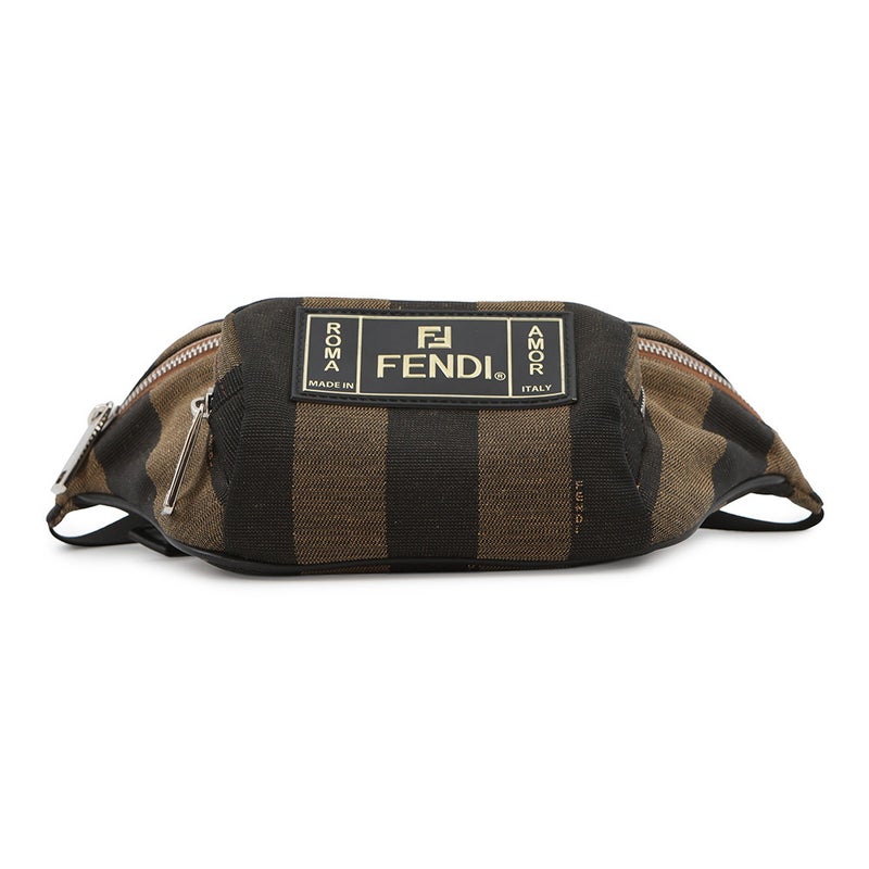 フェンディ ボディバッグ ペカンストライプ ウエストバッグ 7VA446 FENDI ウエストポーチ バッグ