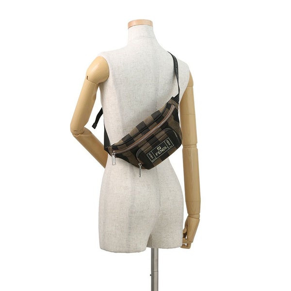 フェンディ ボディバッグ ペカンストライプ ウエストバッグ 7VA446 FENDI ウエストポーチ バッグ