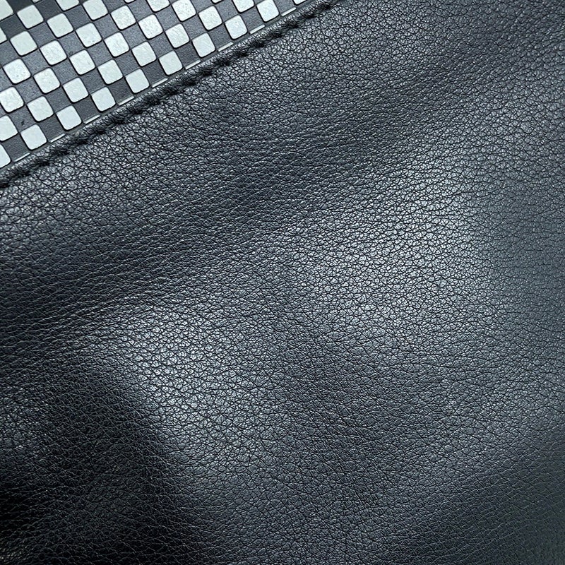 フェンディ ショルダーバッグ チェック スタッズ レザー ファー FENDI バッグ