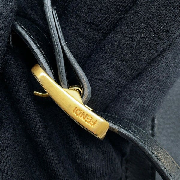 フェンディ ショルダーバッグ チェック スタッズ レザー ファー FENDI バッグ