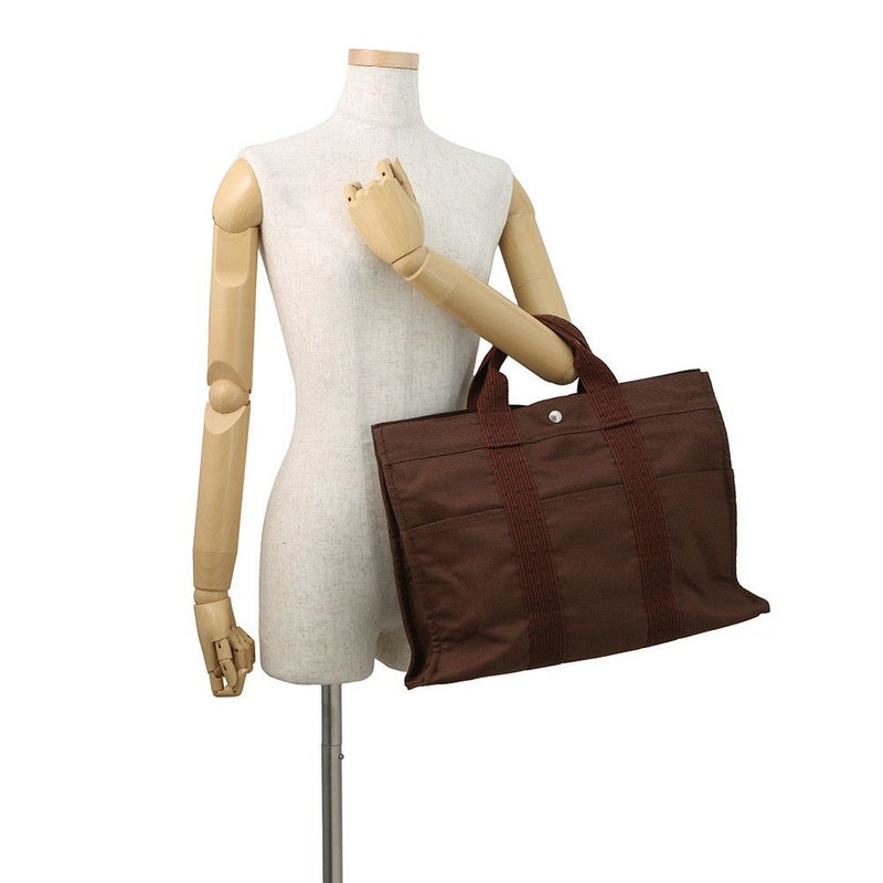 エルメス ハンドバッグ エールライントートMM キャンバス HERMES バッグ トートバッグ