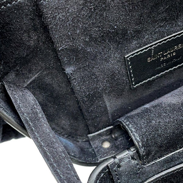 サンローランパリ ハンドバッグ ミカボックス スタッズ レザー 544378 SAINT LAURENT PARIS 2way 黒