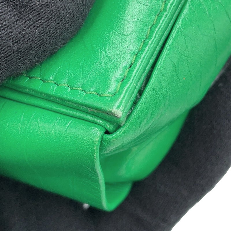 ボッテガヴェネタ ショルダーバッグ キャンディ カセット カーフレザー 667048 BOTTEGA VENETA グリーン