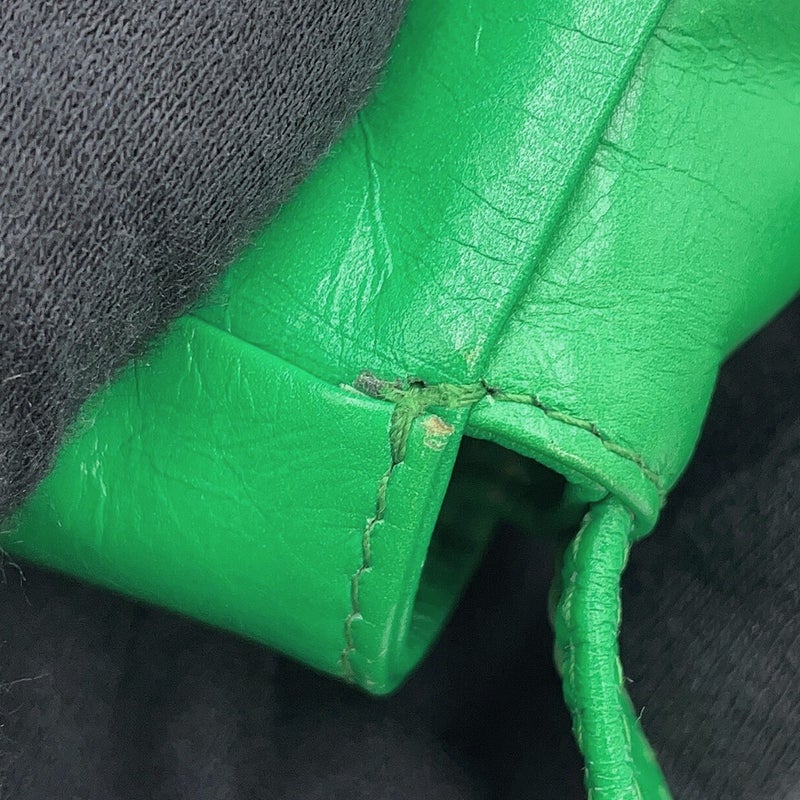 ボッテガヴェネタ ショルダーバッグ キャンディ カセット カーフレザー 667048 BOTTEGA VENETA グリーン