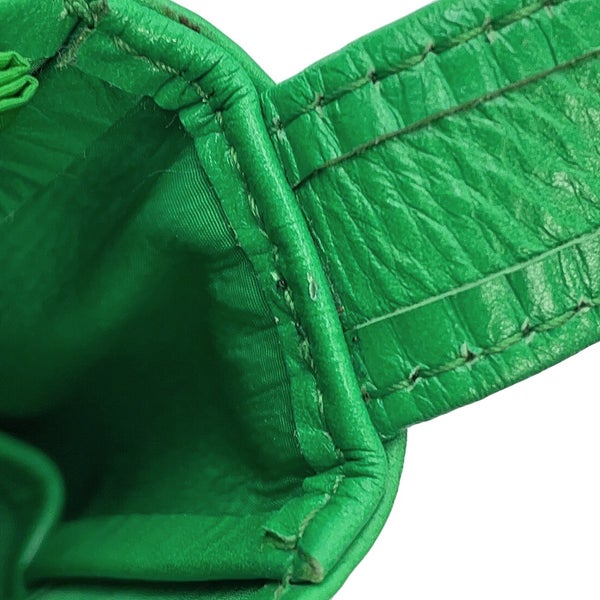 ボッテガヴェネタ ショルダーバッグ キャンディ カセット カーフレザー 667048 BOTTEGA VENETA グリーン