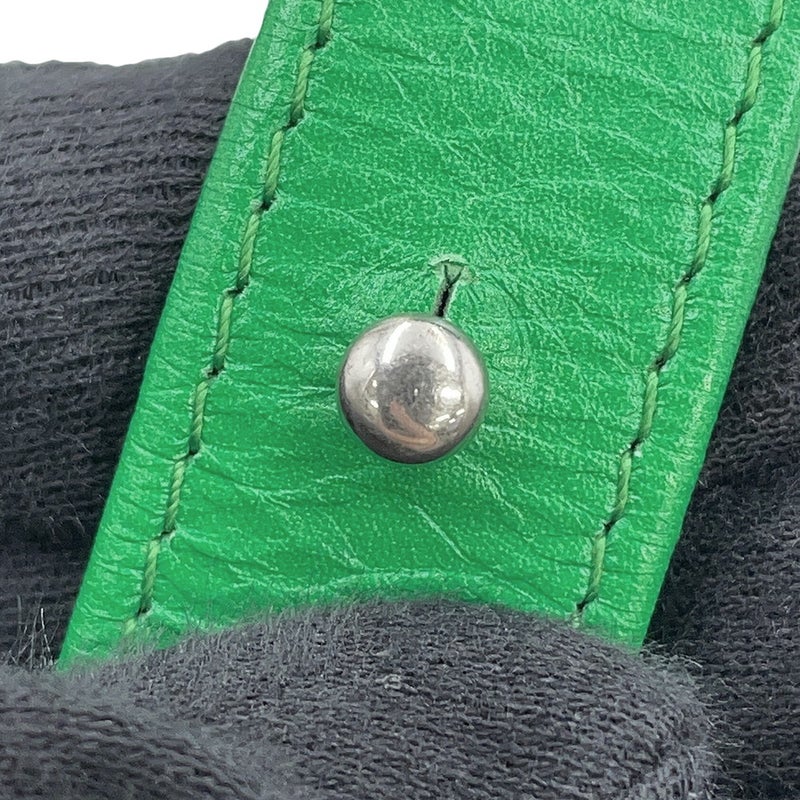 ボッテガヴェネタ ショルダーバッグ キャンディ カセット カーフレザー 667048 BOTTEGA VENETA グリーン