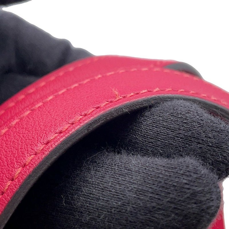 エルメス トートバッグ H・アン・ビエPM フランボワーズ トワルアッシュ/スイフト Z刻印 ２wayショルダー