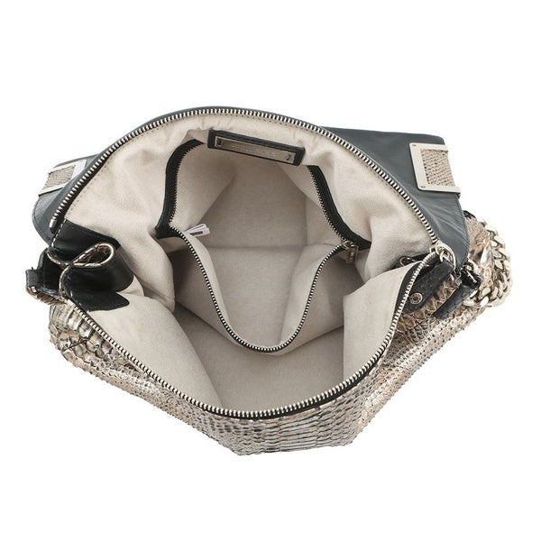 ジミーチュウ チェーンショルダーバッグ フラップバッグ パイソン JIMMY CHOO