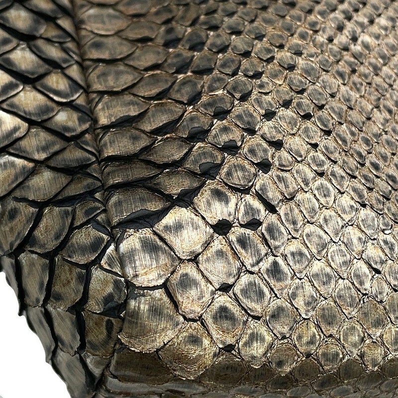 ジミーチュウ チェーンショルダーバッグ フラップバッグ パイソン JIMMY CHOO