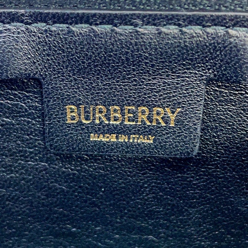 バーバリー ショルダーバッグ シールド スリング ミニ 鈴チャーム付き レザー 8077580 BURBERRY 黒 ワンショルダー