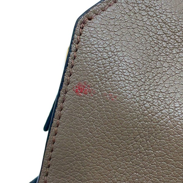 ミュウミュウ ハンドバッグ ロゴ バイカラー マドラス レザー MIUMIU 2wayショルダーバッグ