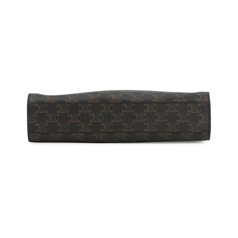 セリーヌ トートバッグ トリオンフ バーティカルカバ ミディアム 194432 CELINE 2wayショルダーバッグ 黒