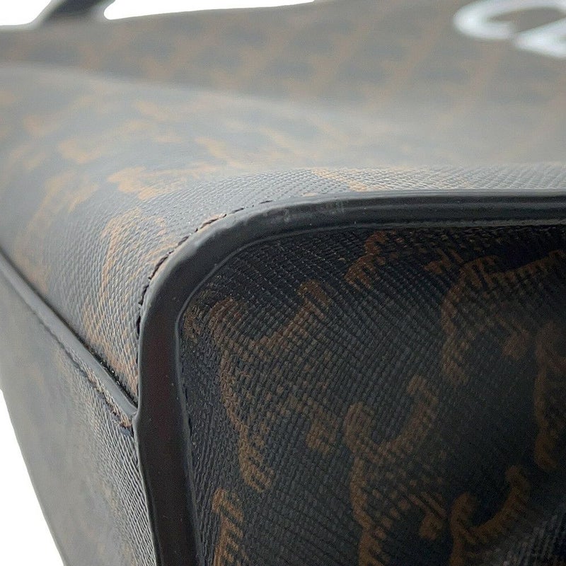 セリーヌ トートバッグ トリオンフ バーティカルカバ ミディアム 194432 CELINE 2wayショルダーバッグ 黒