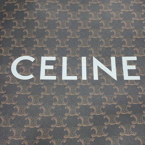 セリーヌ トートバッグ トリオンフ バーティカルカバ ミディアム 194432 CELINE 2wayショルダーバッグ 黒