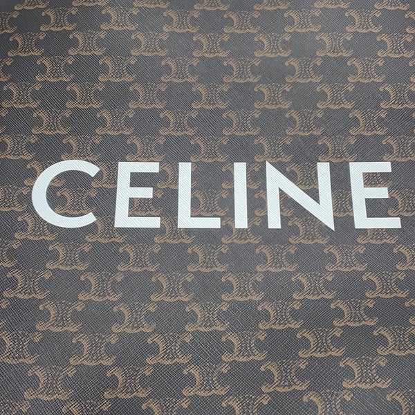 セリーヌ トートバッグ トリオンフ バーティカルカバ ミディアム 194432 CELINE 2wayショルダーバッグ 黒