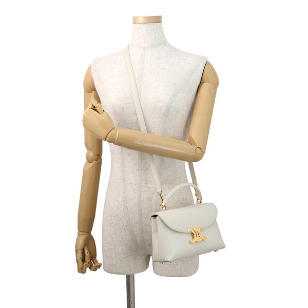 セリーヌ ハンドバッグ ティーン ニノ スムースサテンドカーフレザー 118113GG2.01RC CELINE 2wayショルダーバッグ