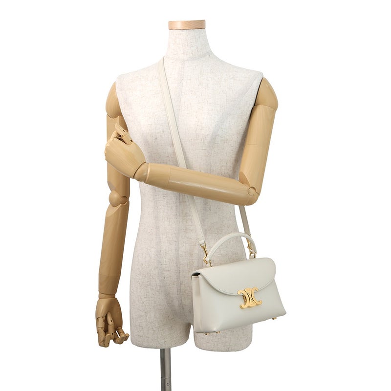 セリーヌ ハンドバッグ ティーン ニノ スムースサテンドカーフレザー 118113GG2.01RC CELINE 2wayショルダーバッグ