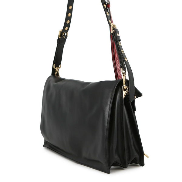 プラダ ショルダーバッグ ソフトサウンド チャーム ラージ レザー 1BD379 PRADA バッグ 黒