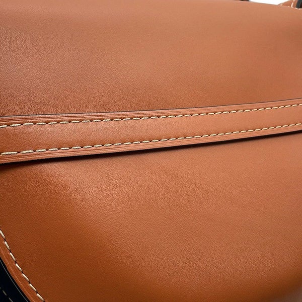 ロエベ ショルダーバッグ ゲートバッグ スモール レザー ラフィア 321.54.T20 LOEWE バッグ