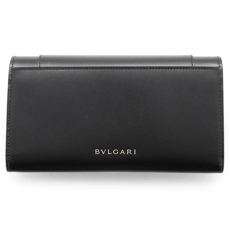 ブルガリ 長財布 セルペンティ フォーエバー ラージウォレット カーフレザー 294391 BVLGARI 財布 黒