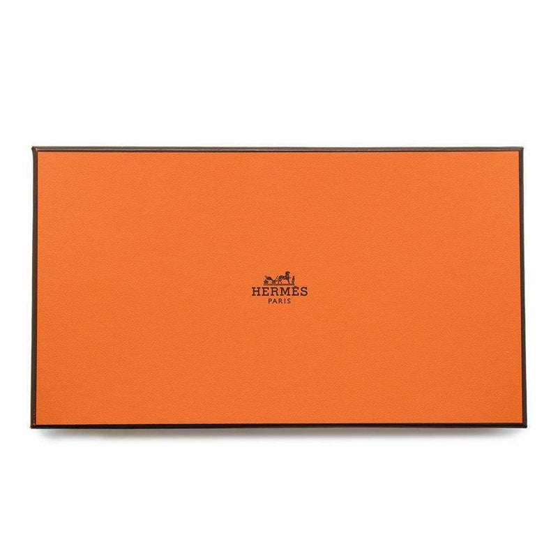 エルメス 長財布 アザップロング シルクイン エトゥープ/シルバー金具 エプソン W刻印 財布