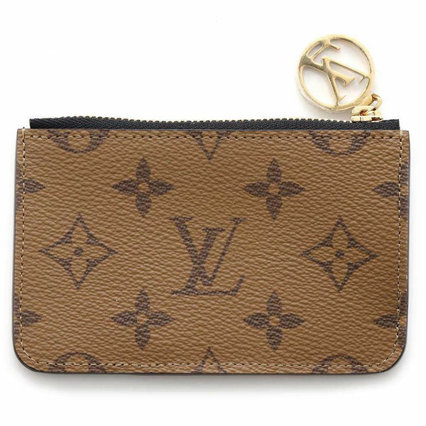 ルイヴィトン カードケース モノグラム・リバース ポルトカルト・ロミー M81912 LOUIS 小銭入れ ブラック 黒