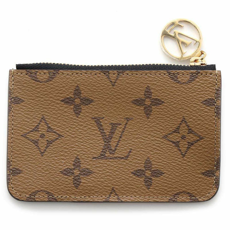 ルイヴィトン カードケース モノグラム・リバース ポルトカルト・ロミー M81912 LOUIS 小銭入れ ブラック 黒