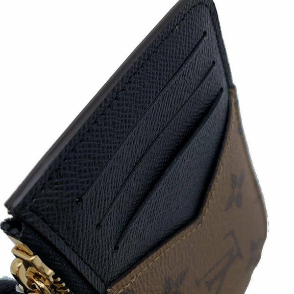ルイヴィトン カードケース モノグラム・リバース ポルトカルト・ロミー M81912 LOUIS 小銭入れ ブラック 黒
