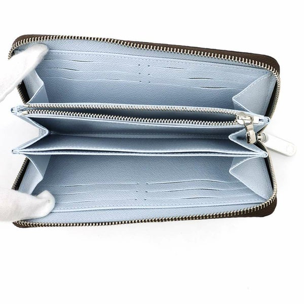 ルイヴィトン 長財布 モノグラム ジッピー・ウォレット M11776 LOUIS VUITTON ウォッシュド・ブルー