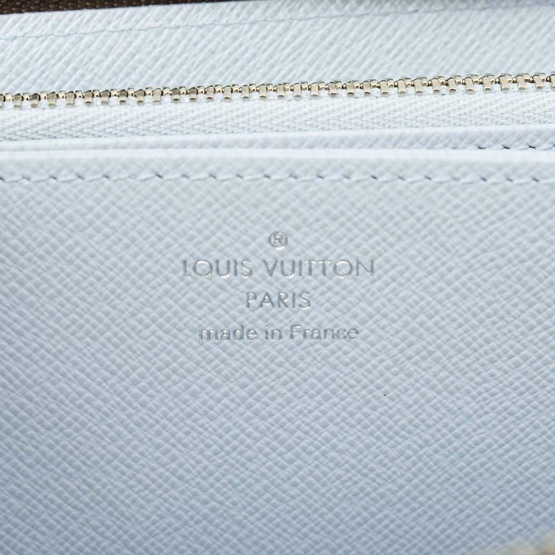 ルイヴィトン 長財布 モノグラム ジッピー・ウォレット M11776 LOUIS VUITTON ウォッシュド・ブルー