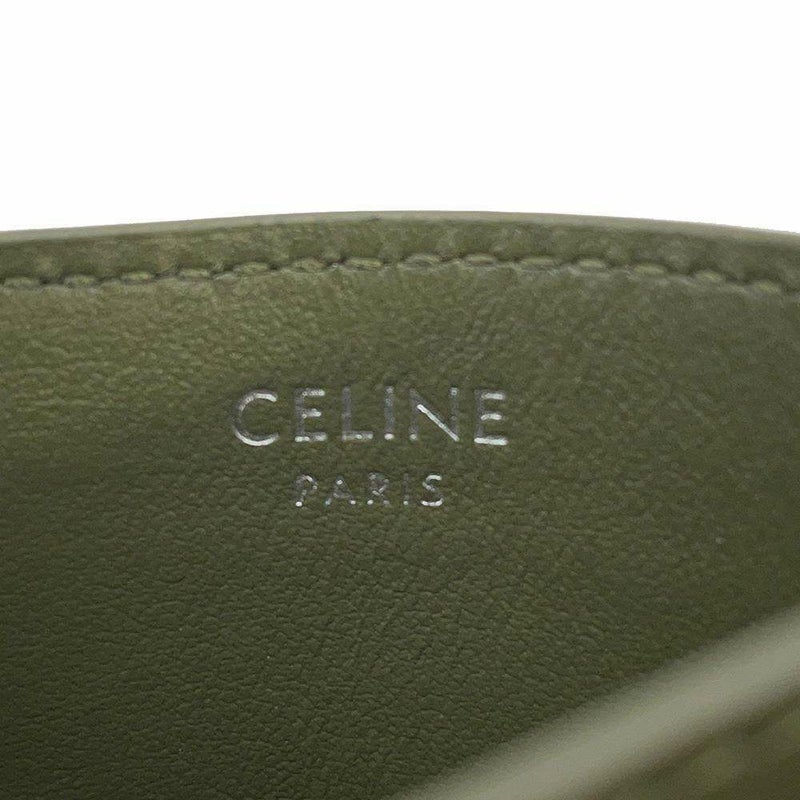 セリーヌ カードケース CELINEロゴ カーフレザー 10B703DMF CELINE パスケース