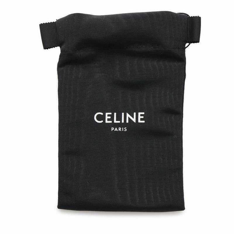 セリーヌ カードケース CELINEロゴ カーフレザー 10B703DMF CELINE パスケース