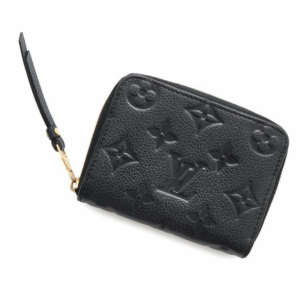 超美品 ルイヴィトン コインケース/ジッピーコインパース/ブラック 