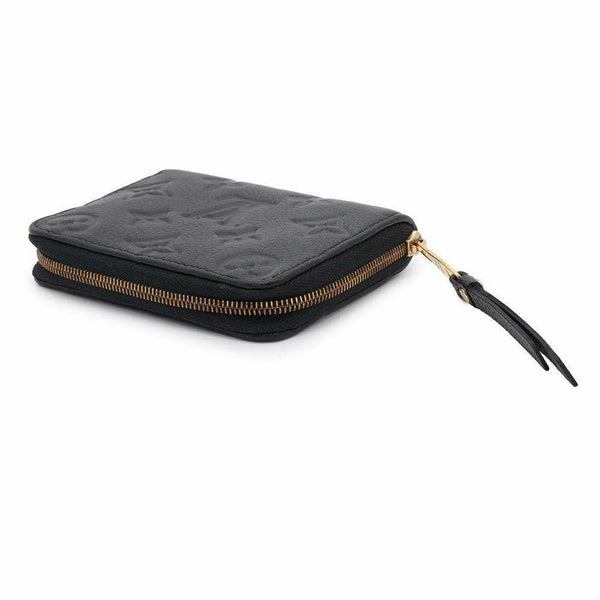 ルイヴィトン コインケース モノグラム・アンプラント ジッピー・コインパース M60574 小銭入れ 黒 ブラック ラウンドファスナー