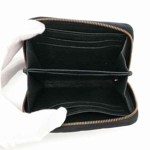 ルイヴィトン コインケース モノグラム・アンプラント ジッピー・コインパース M60574 小銭入れ 黒 ブラック ラウンドファスナー