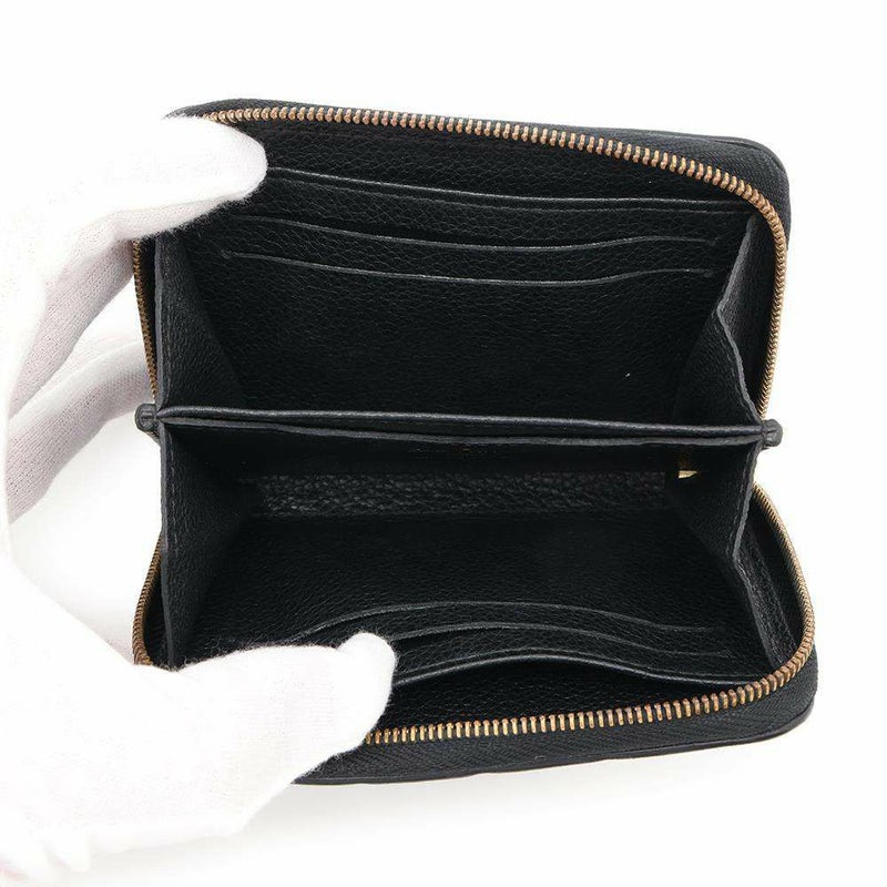 ルイヴィトン コインケース モノグラム・アンプラント ジッピー・コインパース M60574 小銭入れ 黒 ブラック ラウンドファスナー