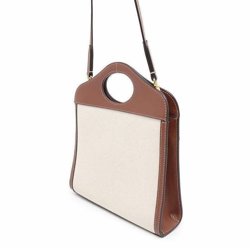 バーバリー ショルダーバッグ ミニ ロゴ キャンバス レザー 8028062 BURBERRY ショルダーバッグ