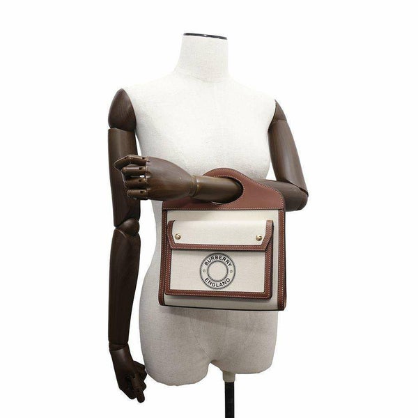 バーバリー ショルダーバッグ ミニ ロゴ キャンバス レザー 8028062 BURBERRY ショルダーバッグ