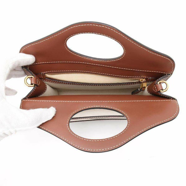 バーバリー ショルダーバッグ ミニ ロゴ キャンバス レザー 8028062 BURBERRY ショルダーバッグ