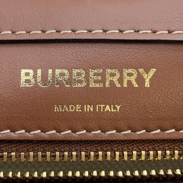 バーバリー ショルダーバッグ ミニ ロゴ キャンバス レザー 8028062 BURBERRY ショルダーバッグ