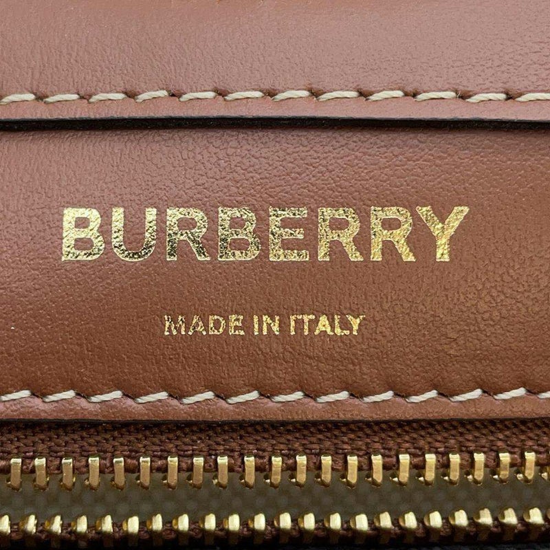 バーバリー ショルダーバッグ ミニ ロゴ キャンバス レザー 8028062 BURBERRY ショルダーバッグ