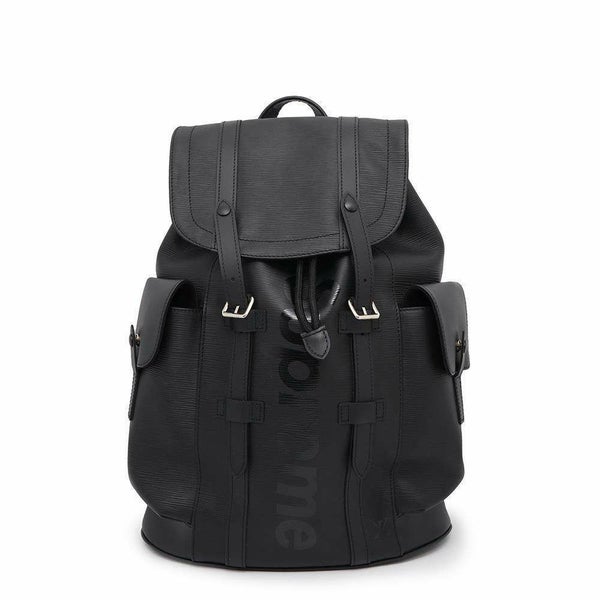 ルイヴィトン リュックサック エピ シュプリーム クリストファーPM M53413 LOUIS VUITTON Supreme 黒 ブラック